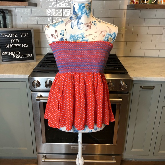 Tory Burch | Myra Skirt in Poppy Red Mali - Picture 3 of 8